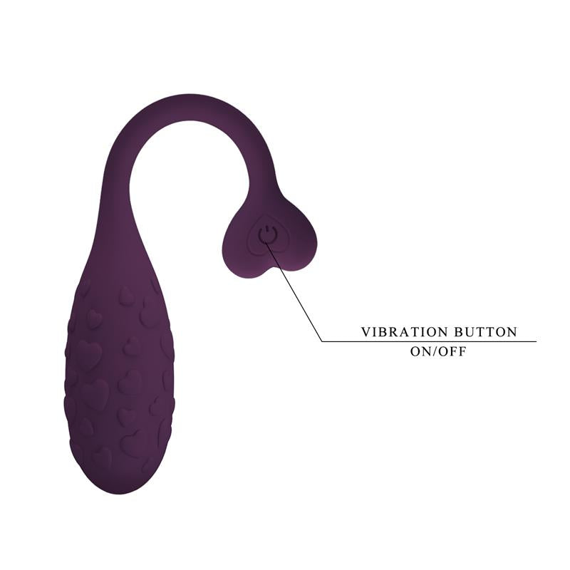 Pretty Love - Fisherman Huevo Vibrador Lila Controlado Por App