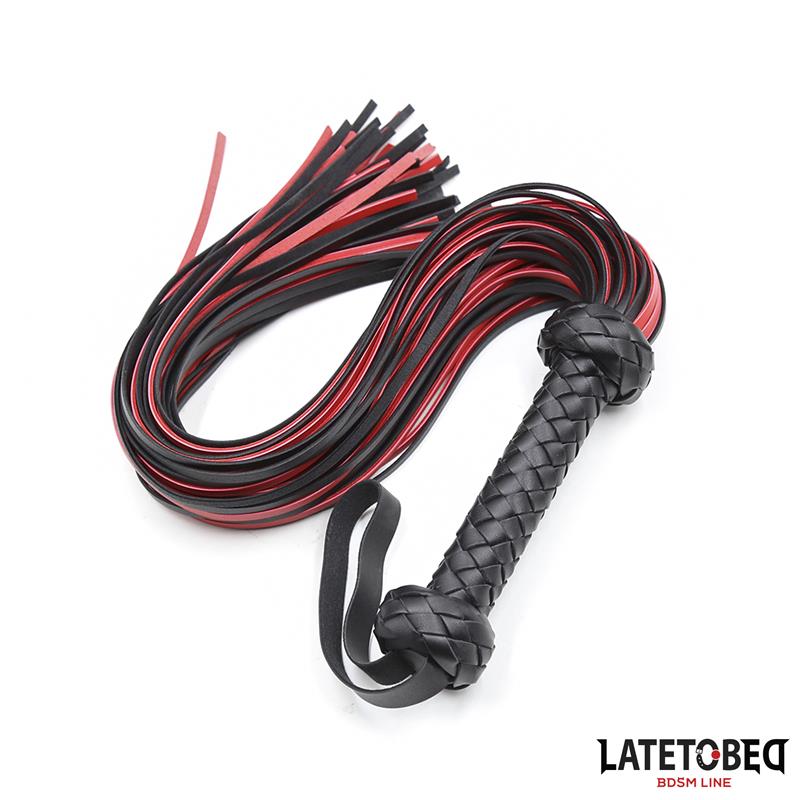 Flogger 65cm Negro Y Rojo