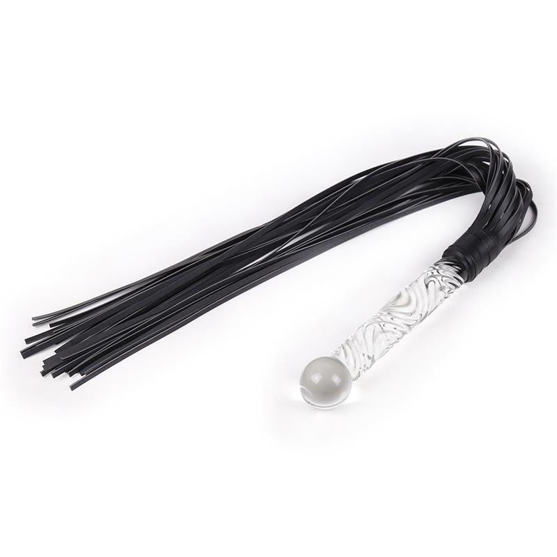 Flogger Con Mango De Cristal 70 Cm