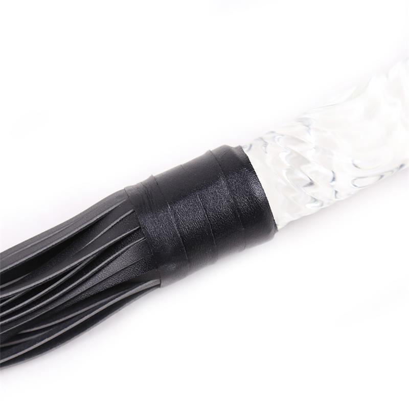 Flogger Con Mango De Cristal 70 Cm