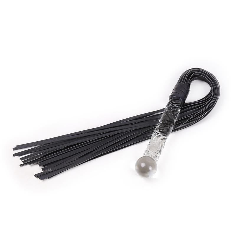 Flogger Con Mango De Cristal 70 Cm