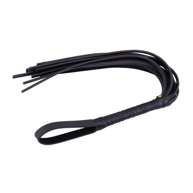 Látigo De Cuero 72 Cm Negro