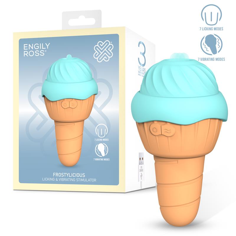 Frostylicious Estimulador Con Lengua Estimuladora Y Vibración