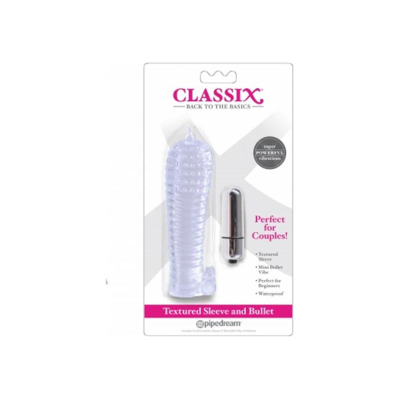Funda Duo Texturizada Y Mini Bala Transparente