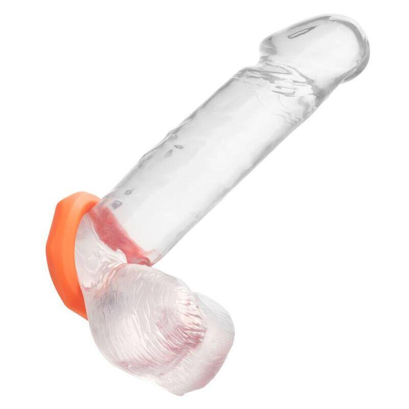 Funda Para El Pene California Exotics Alpha Sexagon Ring Naranja