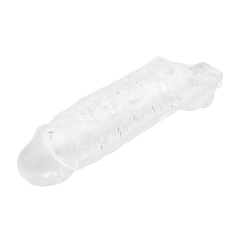 Funda Para El Pene Con Sujeción Para Testículos Mighty Transparente