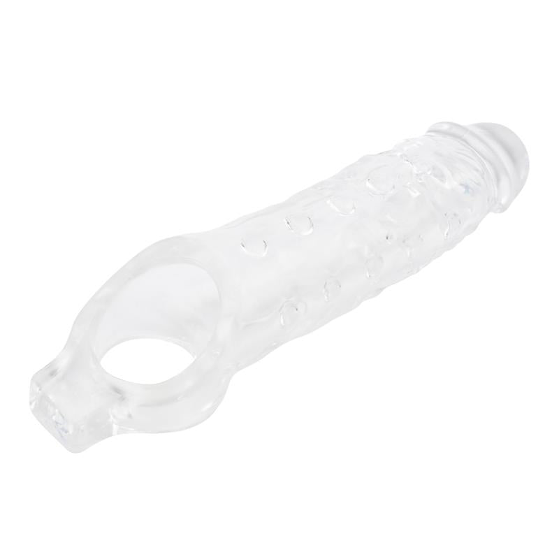 Funda Para El Pene Con Sujeción Para Testículos Mighty Transparente