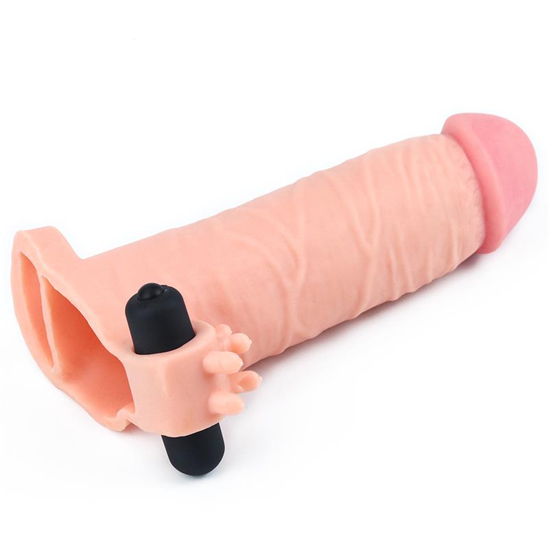 Funda Para El Pene Con Vibración Add 2 Pleasure X Tender Natural