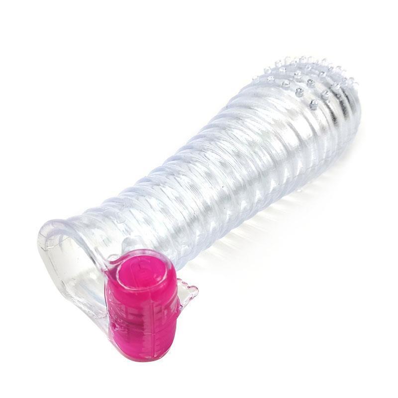 Funda Para El Pene Con Vibración Transparente