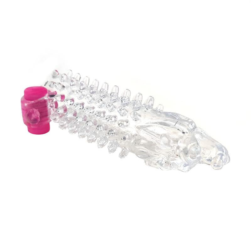 Funda Para El Pene Con Vibración Transparente