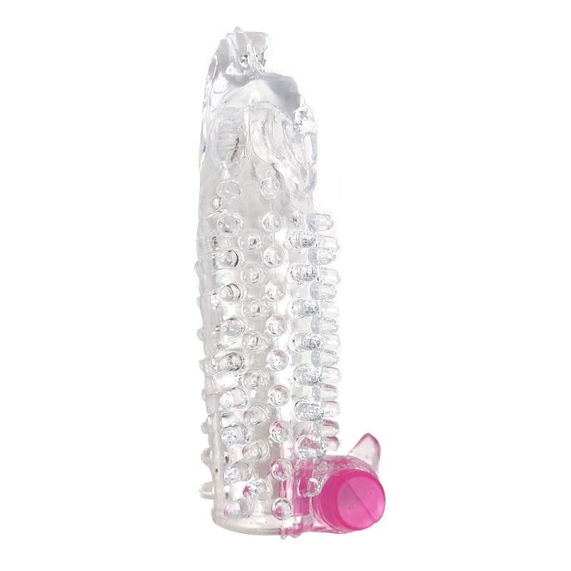 Funda Para El Pene Con Vibración Transparente