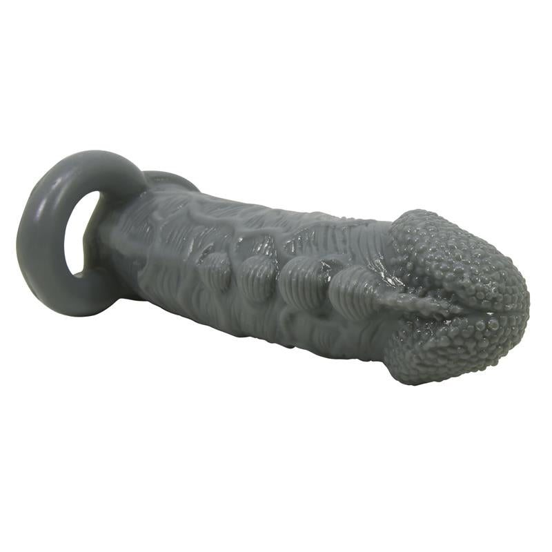 Pretty Love - Funda Realística Alargadora Y Retardante Para Pene Gris