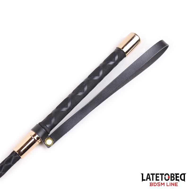 Fusta Clásica Negro Y Dorado 55 Cm