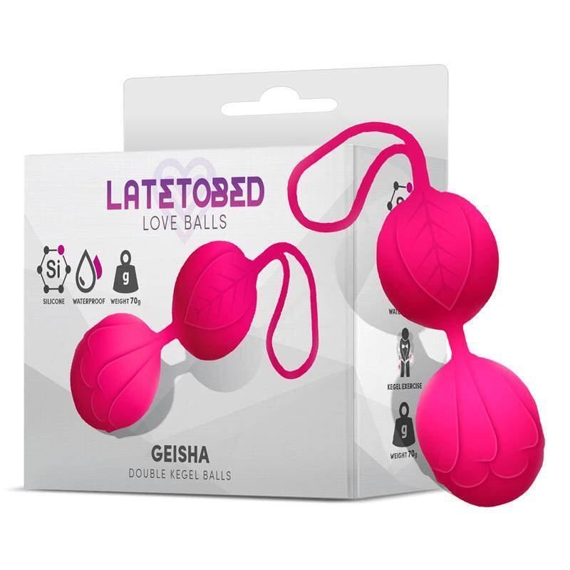 Geisha Bolas Kegel Doble Rose Red 70 Gr