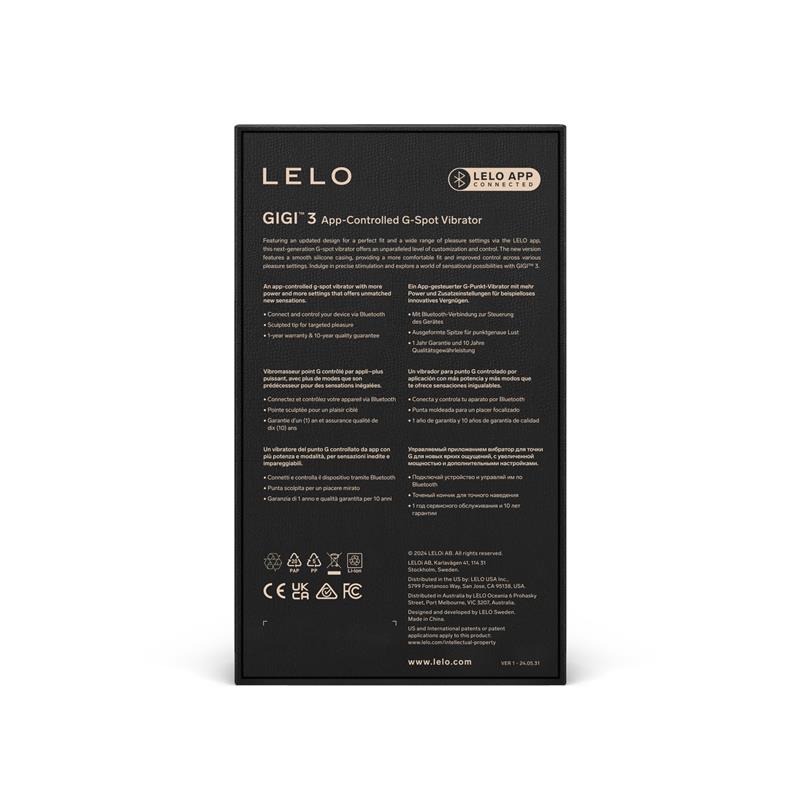 Lelo - Gigi 3 Vibrador Punto G Rosa