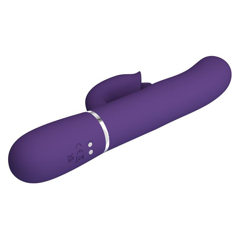 Pretty Love - Vibrador Rabbit Con Licking Morado