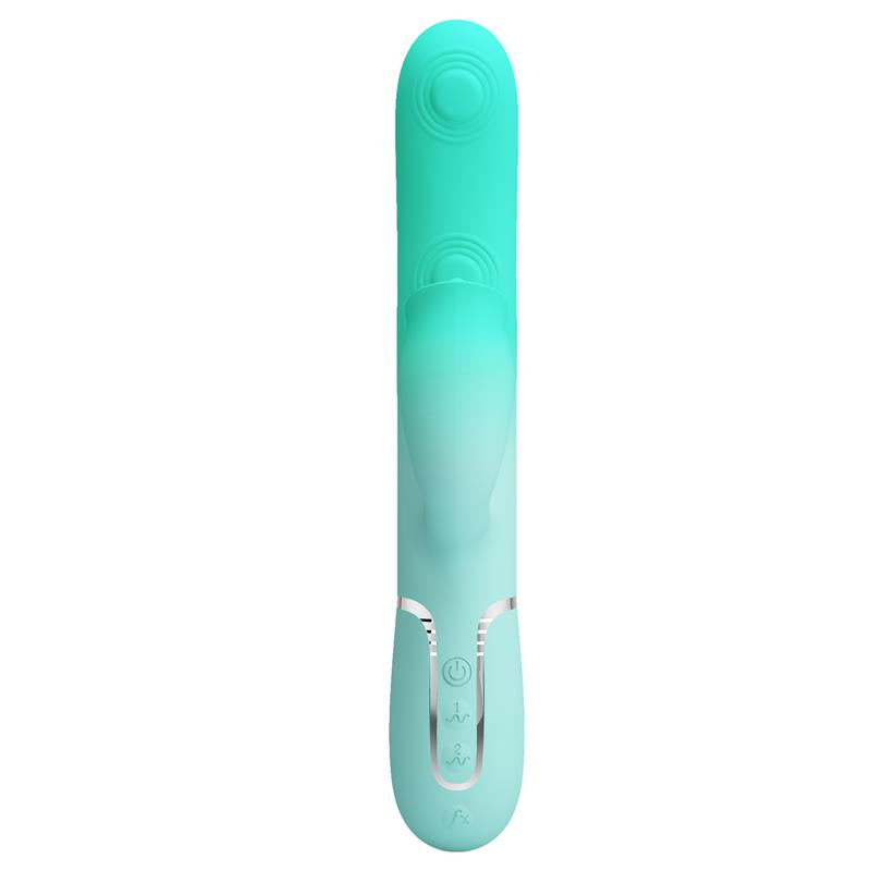 Pretty Love - Gigi Vibrador Rabbit Multifunción Verde Agua