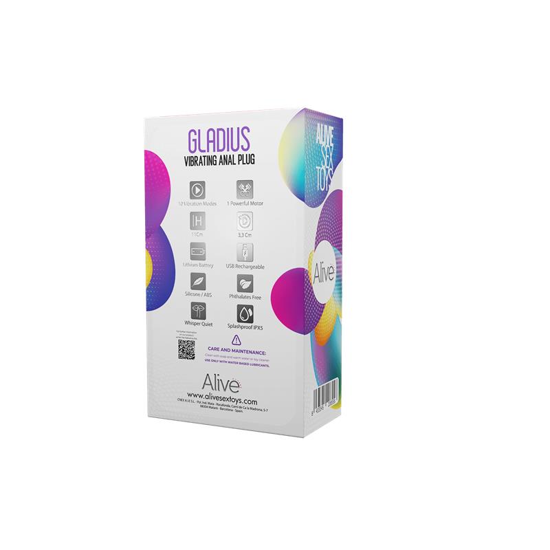 Alive - Gladius Plug Vibrador Anal