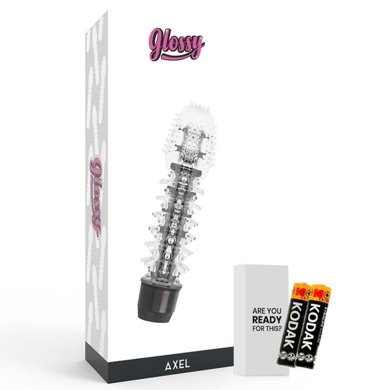 Glossy - Axel Vibrador Negro