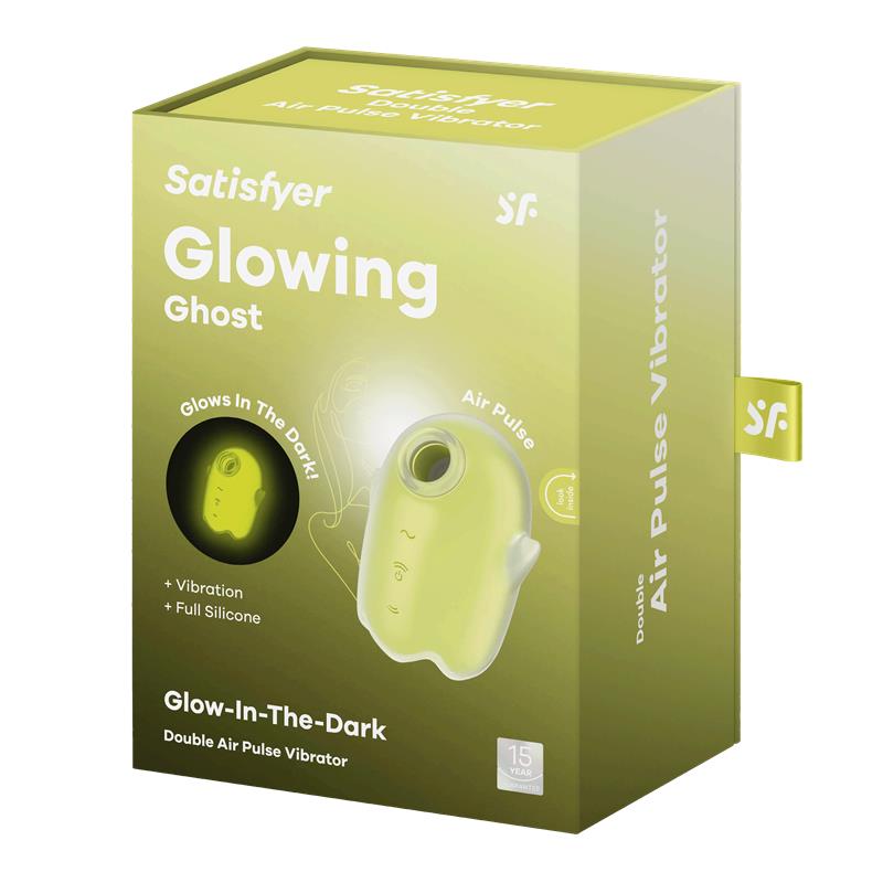 Satisfyer - Glowing Ghost Air Pulse & Vibrador Amarillo