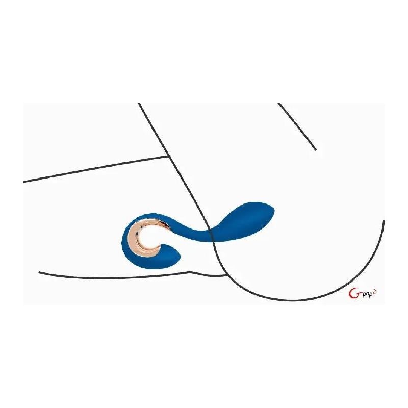 G-Vibe - Gpop 2 Vibrador Punto G Y P Azul Indigo