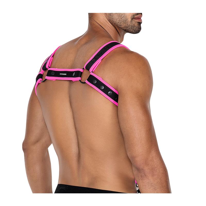 Arnés H4rness05 De Pecho Neon Rosa Talla Única