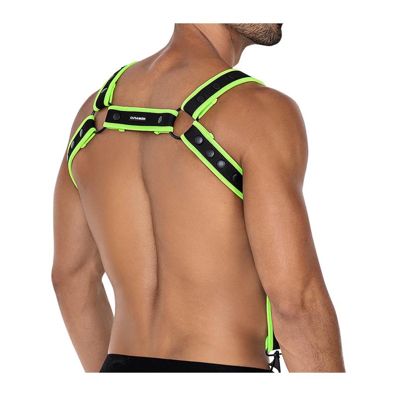 Arnés H4rness05 De Pecho Neon Verde Talla Única