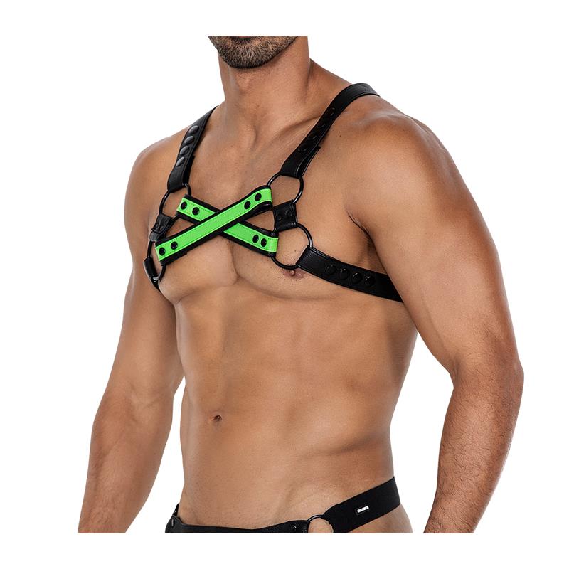 Arnés H4rness06 De Pecho 4way Verde Talla Única