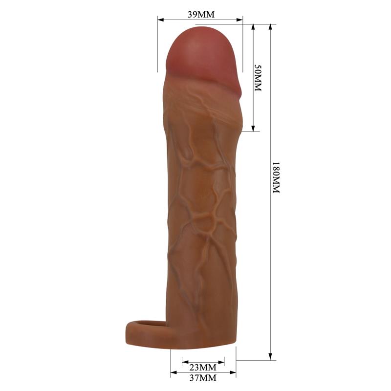 Pretty Love - Hani Funda Para Pene Con Extensión De 5 Cm Mulato