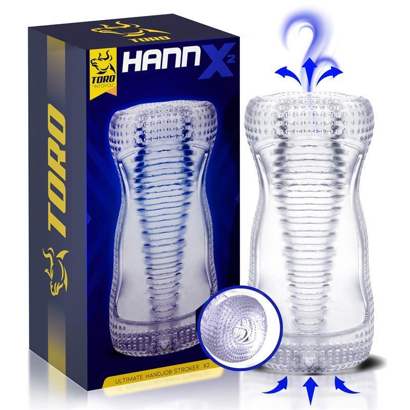 Hannx2 Masturbador Manual Ultimate Doble Salida 5.5