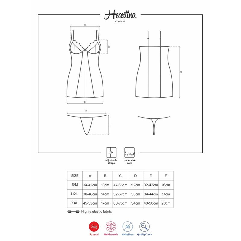 Obsessive - Heartina Chemise S/M