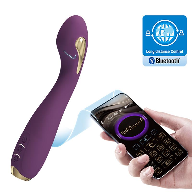 Pretty Love - Hector Vibrador Electroshock Por Control Por App Lila