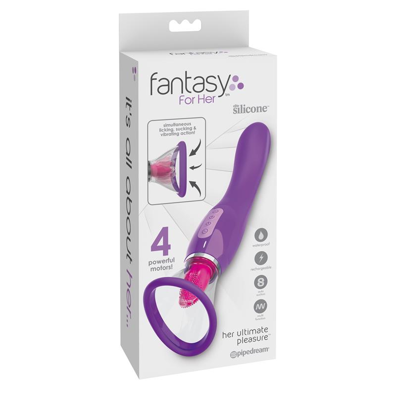Fantasy For Her - Succionador Clitoris Lengua Estimuladora Violeta