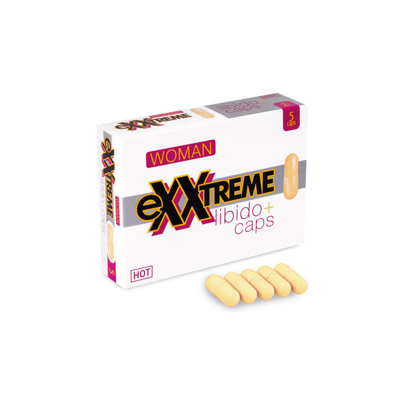 Hot - Exxtreme Cápsulas Aumento Líbido Mujer 5 Cps