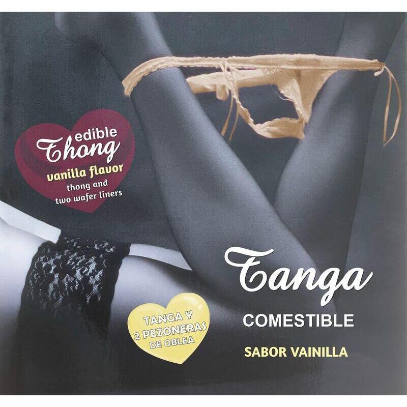 Hotflowers - Tanga+ 2 Pezones Oblea Vainilla Mujer /Es/Pt/En/Fr/It/