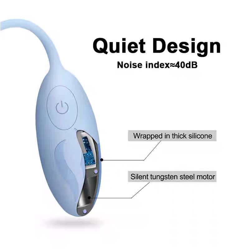 Huevo Vibrador Con Control Remoto Azul