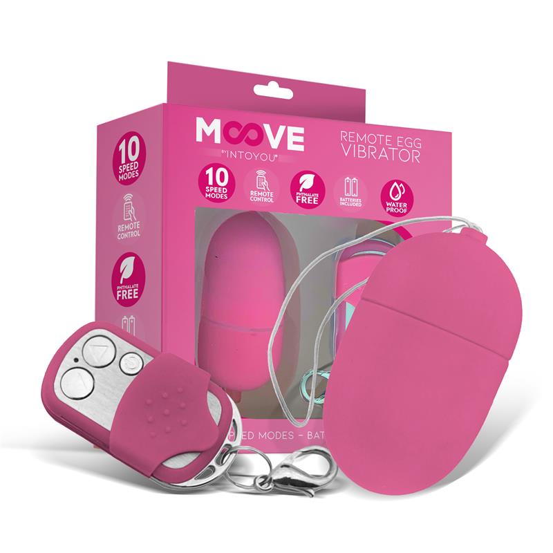 Huevo Vibrador Con Control Remoto Tamaño Mediano Rosa