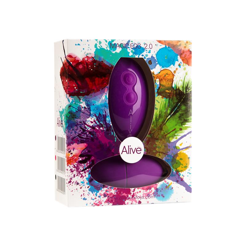 Alive - Magic Egg 3.0 Huevo Vibrador Control Remoto Violeta