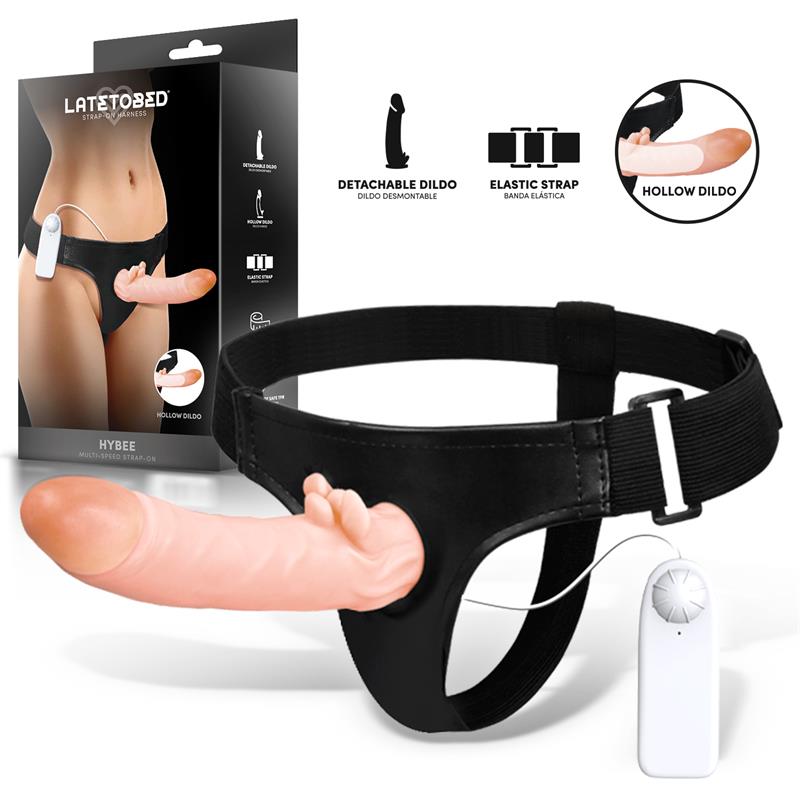 Hybee Arnes Con Dildo Realista Hueco Y Vibración Con Control Remoto