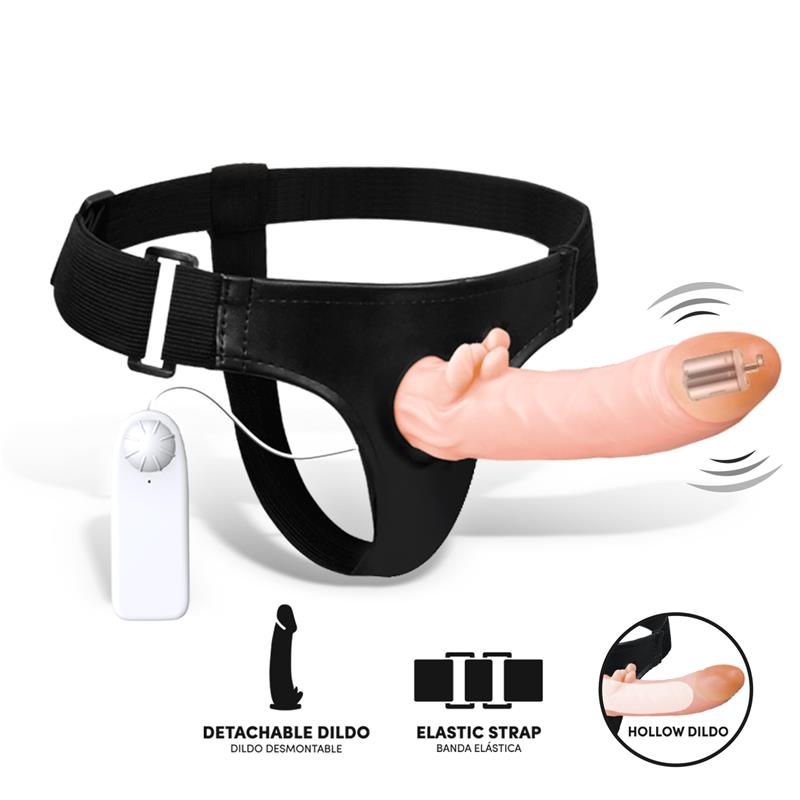 Hybee Arnes Con Dildo Realista Hueco Y Vibración Con Control Remoto
