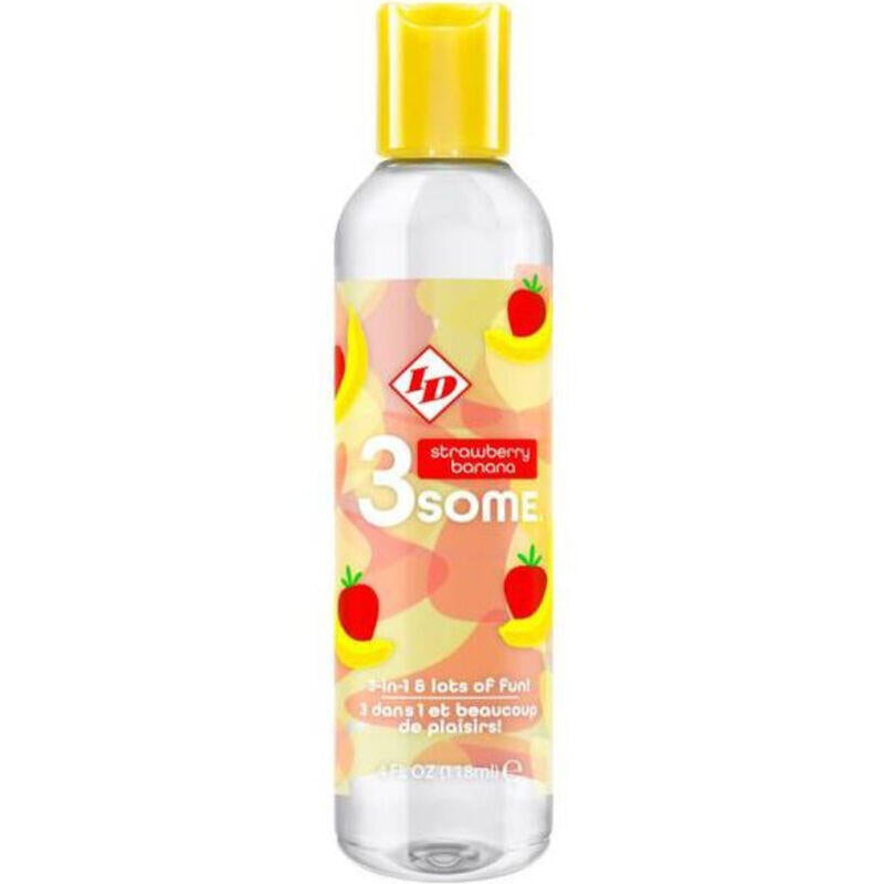 Id 3some - 4 Fl Oz Fresa Plátano