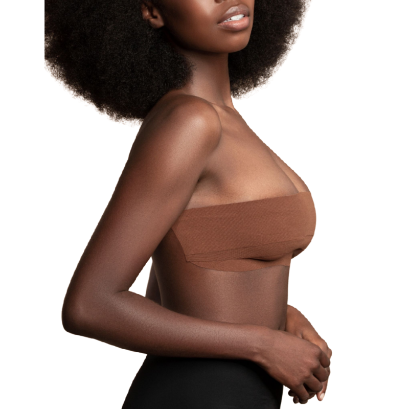 Bye-Bra - Body Cinta 5 M X 6.5 Cm + 3 Pares De Pezoneras Marron