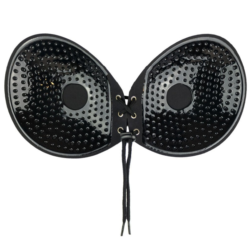 Bye-Bra - Sujetador Adhesivo Entrelazado Negro Copa C