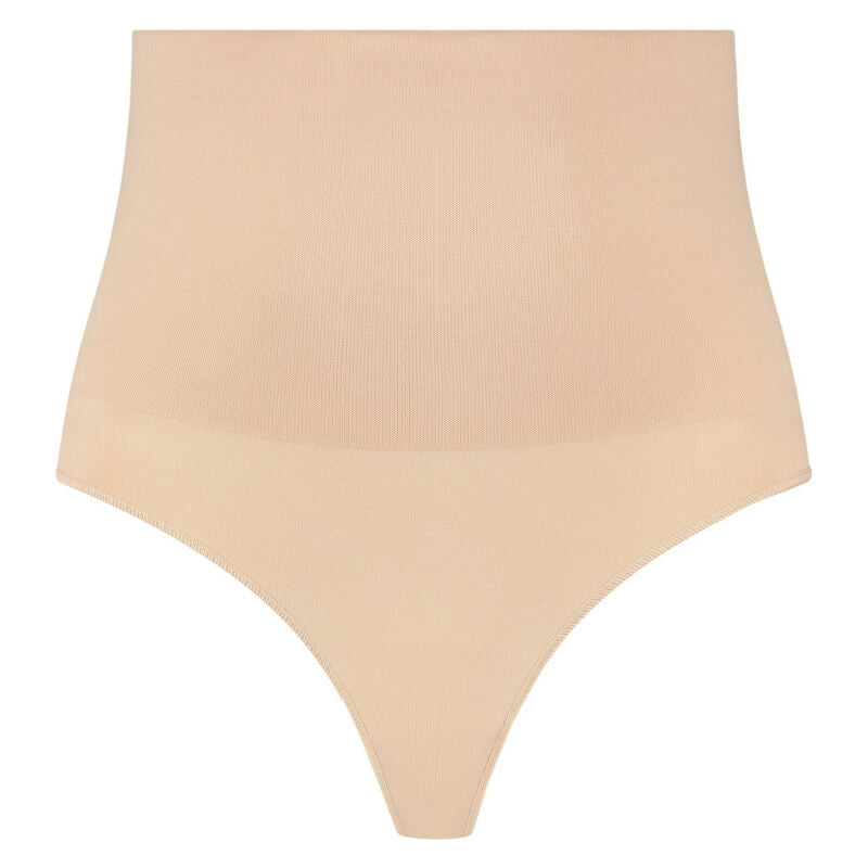Bye-Bra - Faja Sin Costuras Estilo Tanga Beige Talla S
