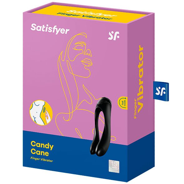 Vibrador Candy Cane Negro