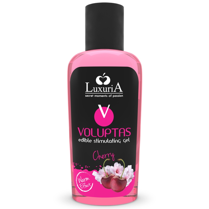 Luxuria Voluptas Gel Estimulante Comestible Efecto Calor - Cereza 100 Ml