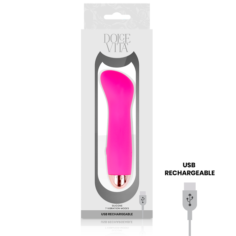 Dolce Vita Vibrador Recargable One Rosa 10 Velocidades