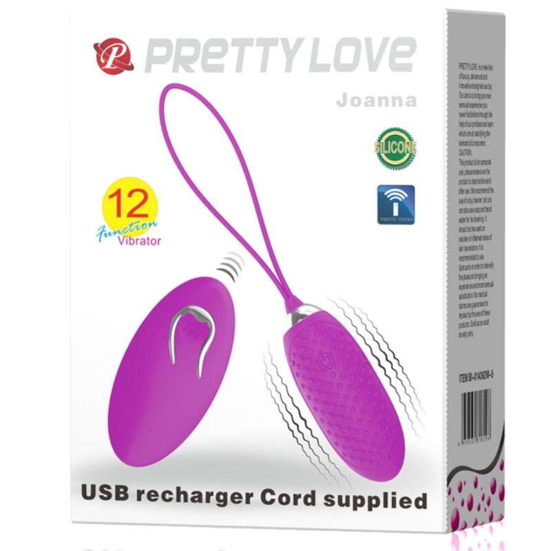 Huevo Vibrador Joanna Usb Purpura