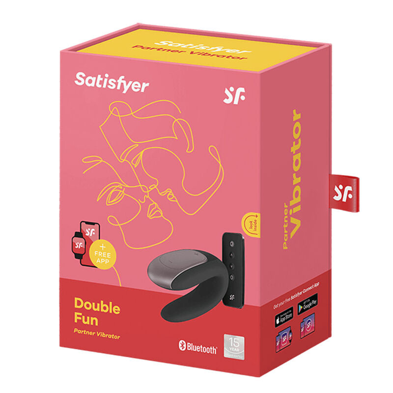 Satisfyer - Double Fun Partner Vibrador Negro