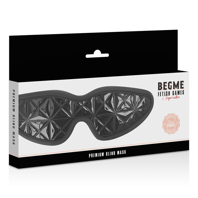 Begme - Black Edition Antifaz Elástico Con Forro De Neopreno